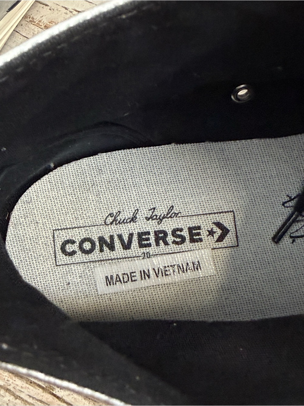 Men’s Converse Chuck 70 High Silver size 12 - Picture 13 of 16
